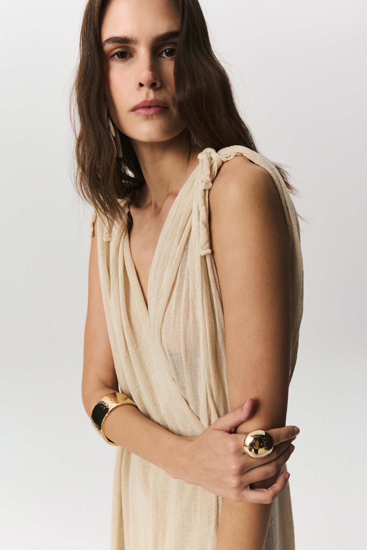 Brezza Linen Beach Dress