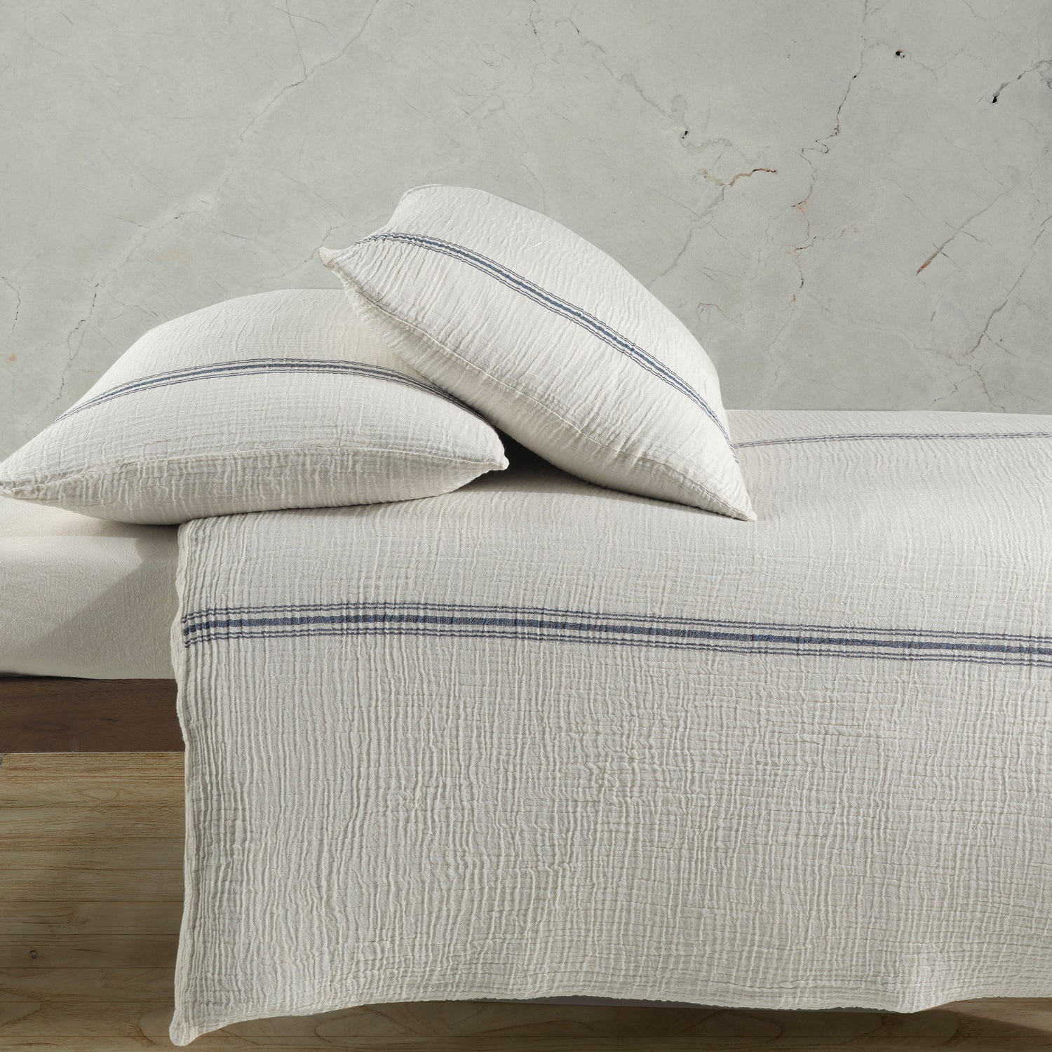 Marlen Muslin Cotton Duvet Cover Set