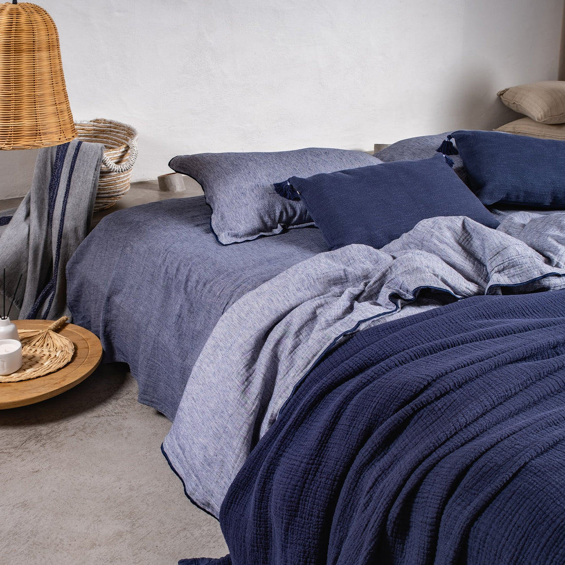 Costa Linen Duvet Cover Set