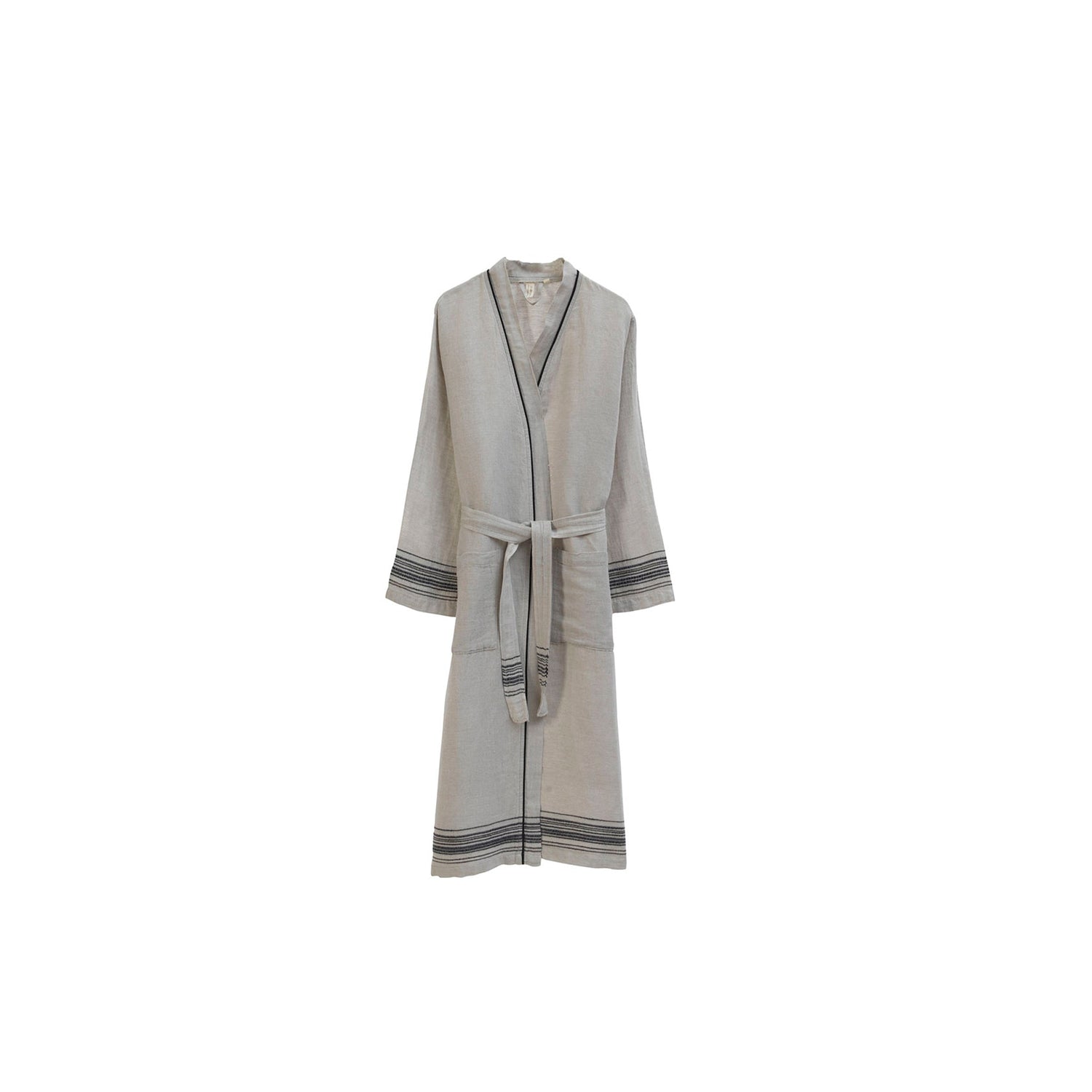 Marl Linen Bathrobe