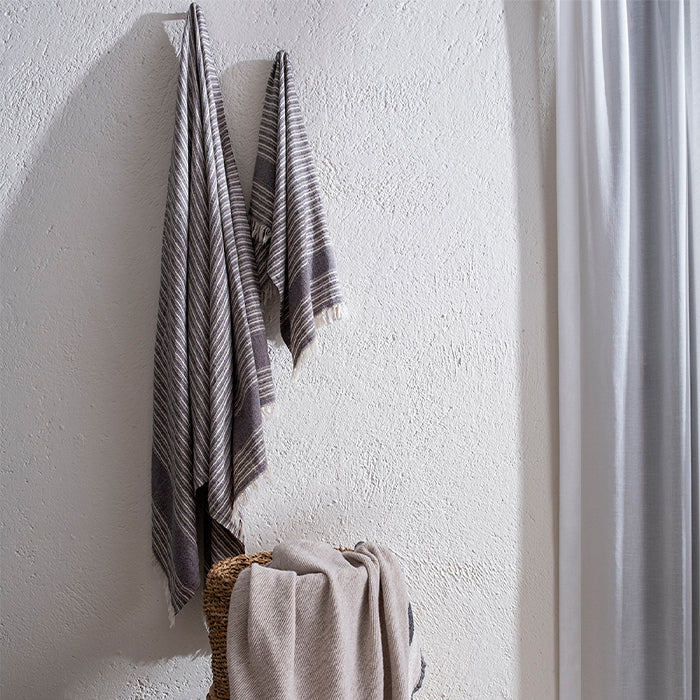 Naru Linen Striped Peshtemal/Towel