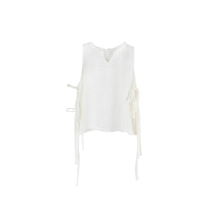 Savannah Linen Crop Top