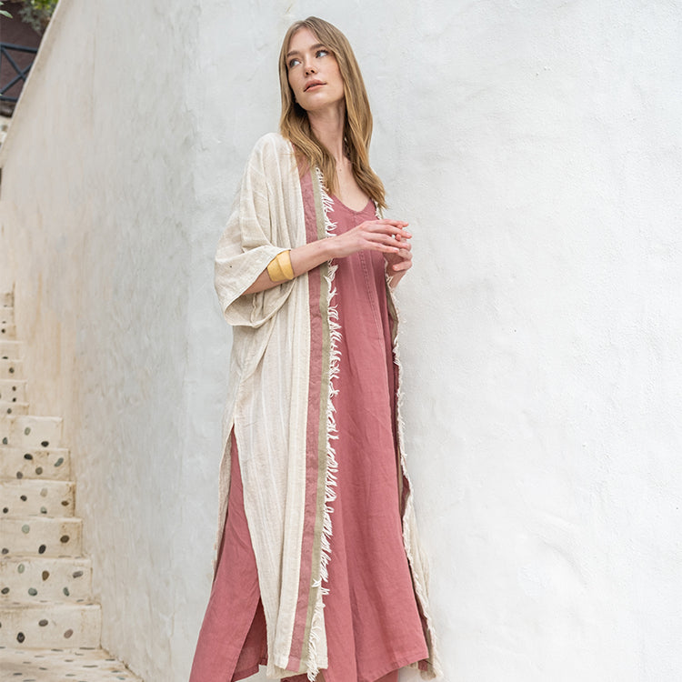 Parma Linen Beach Dress