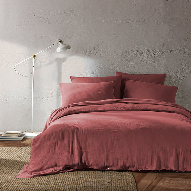 Yoana Muslin Cotton Duvet Cover Set