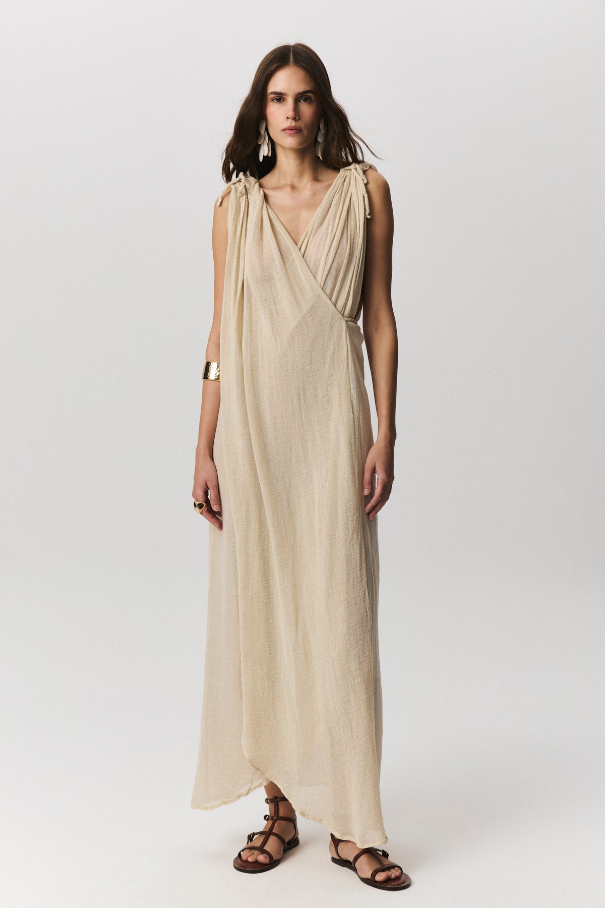 Brezza Linen Beach Dress