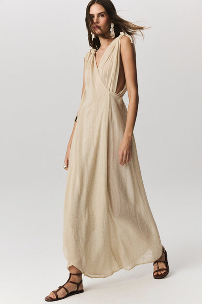 Brezza Linen Beach Dress