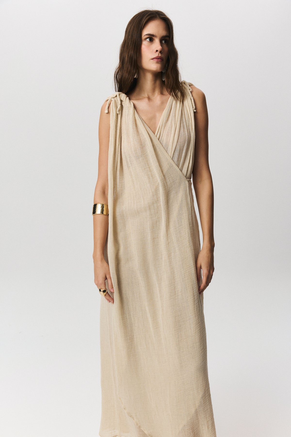 Brezza Linen Beach Dress