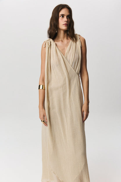 Brezza Linen Beach Dress
