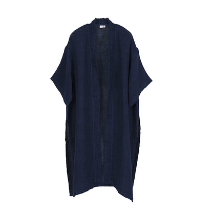 Vega Linen Beach Dress-Kimono