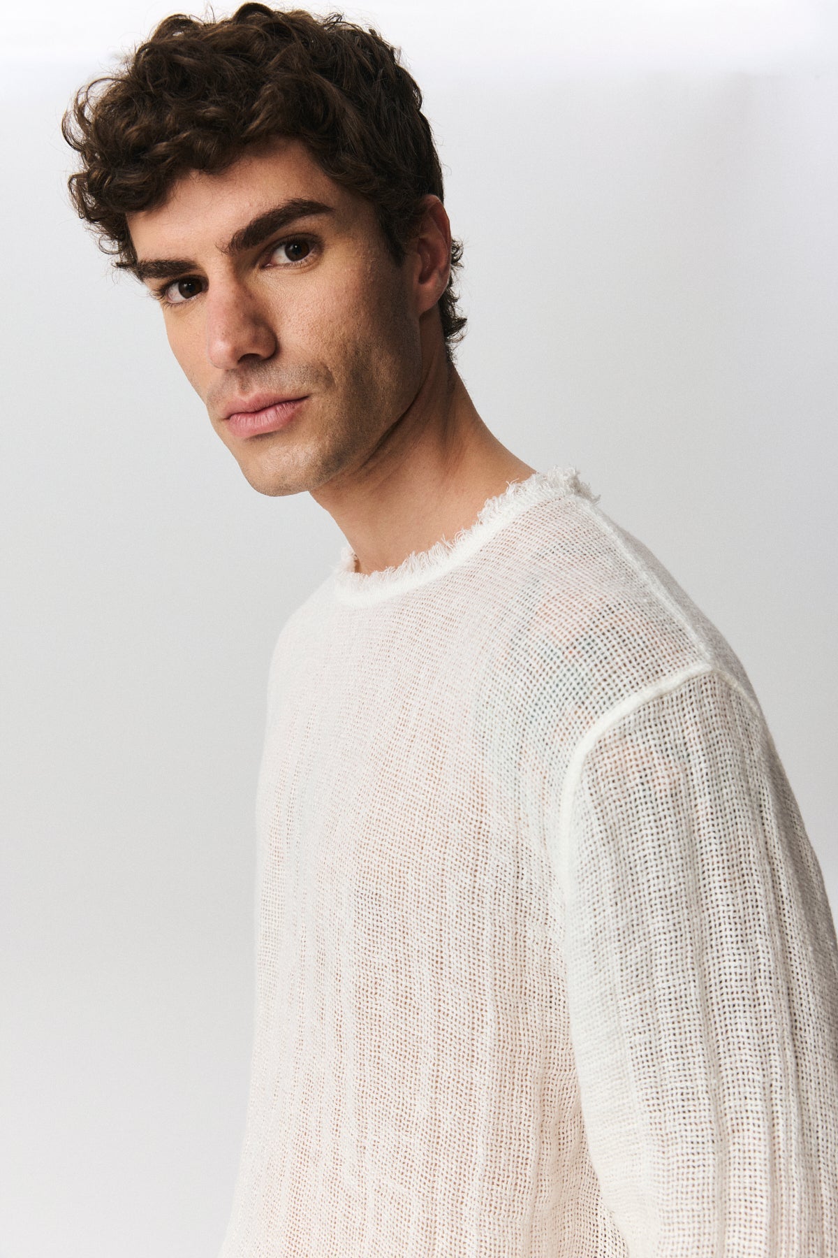 Sea Unisex Linen Top