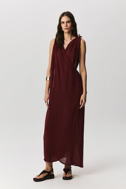 Brezza Linen Beach Dress
