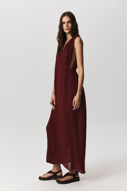 Brezza Linen Beach Dress