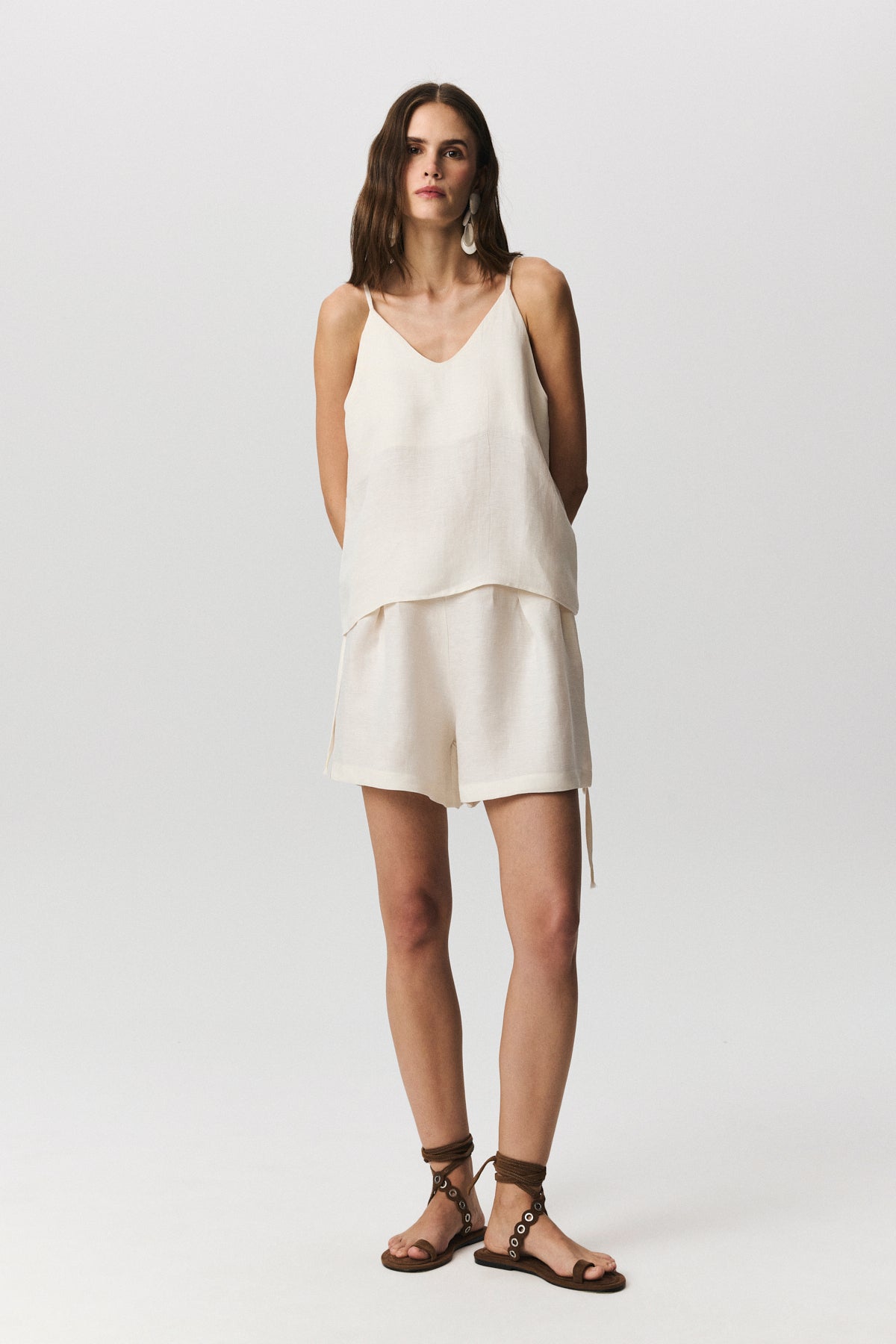 Seta Linen Cupro Shorts