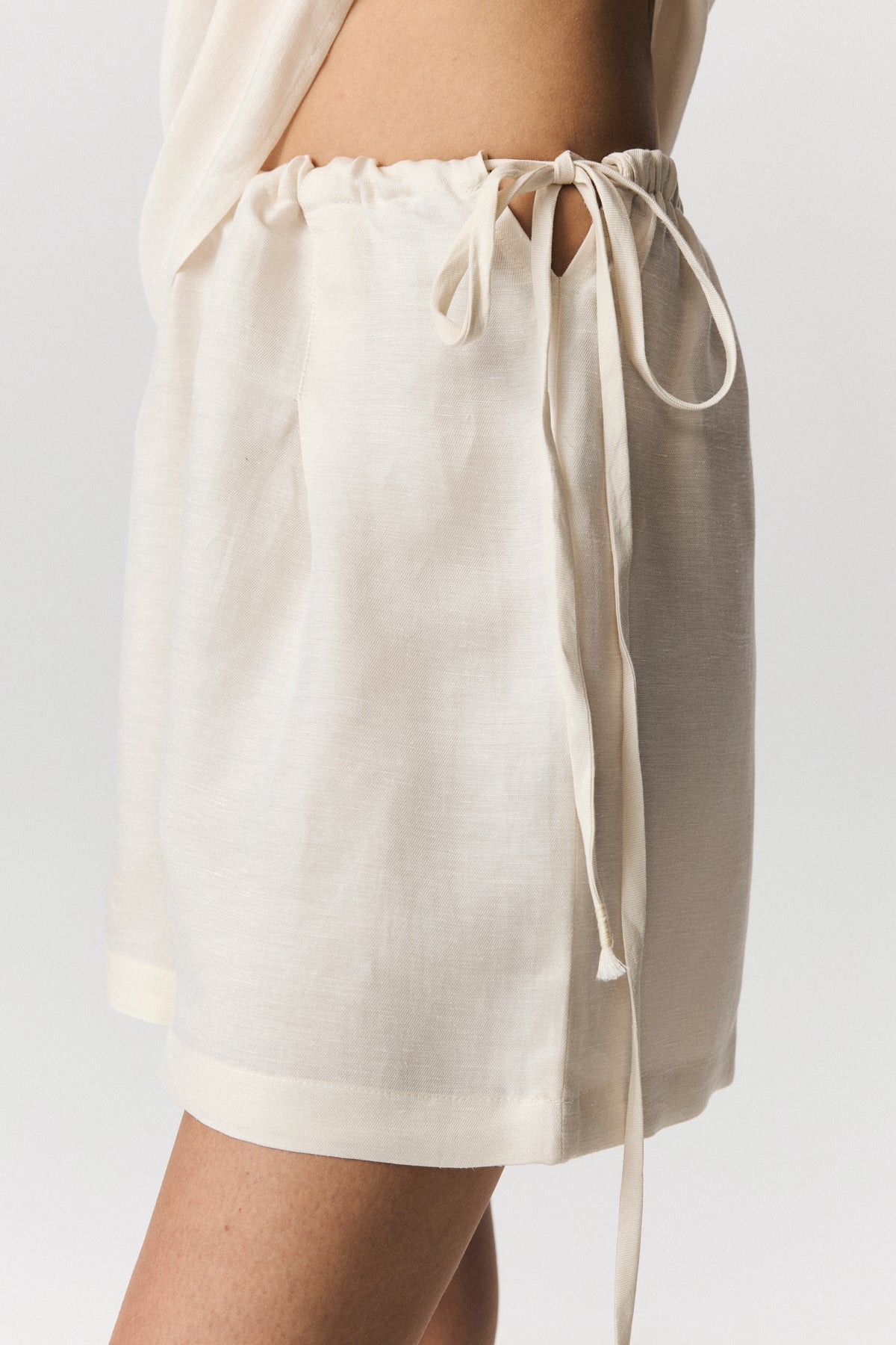 Seta Linen Cupro Shorts