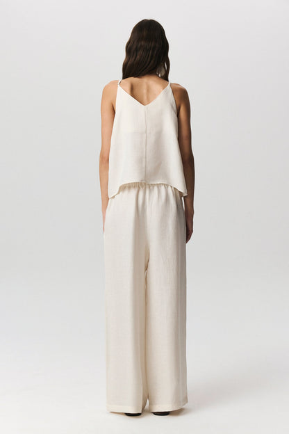 Seta Linen Cupro Trousers