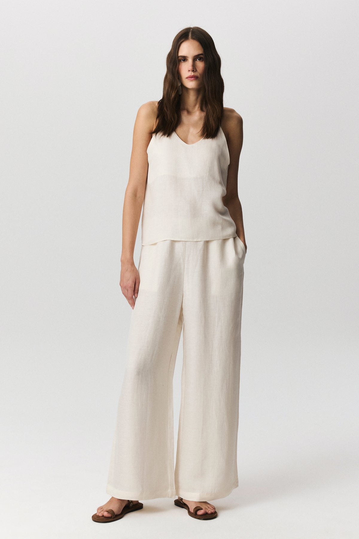 Seta Linen Cupro Trousers