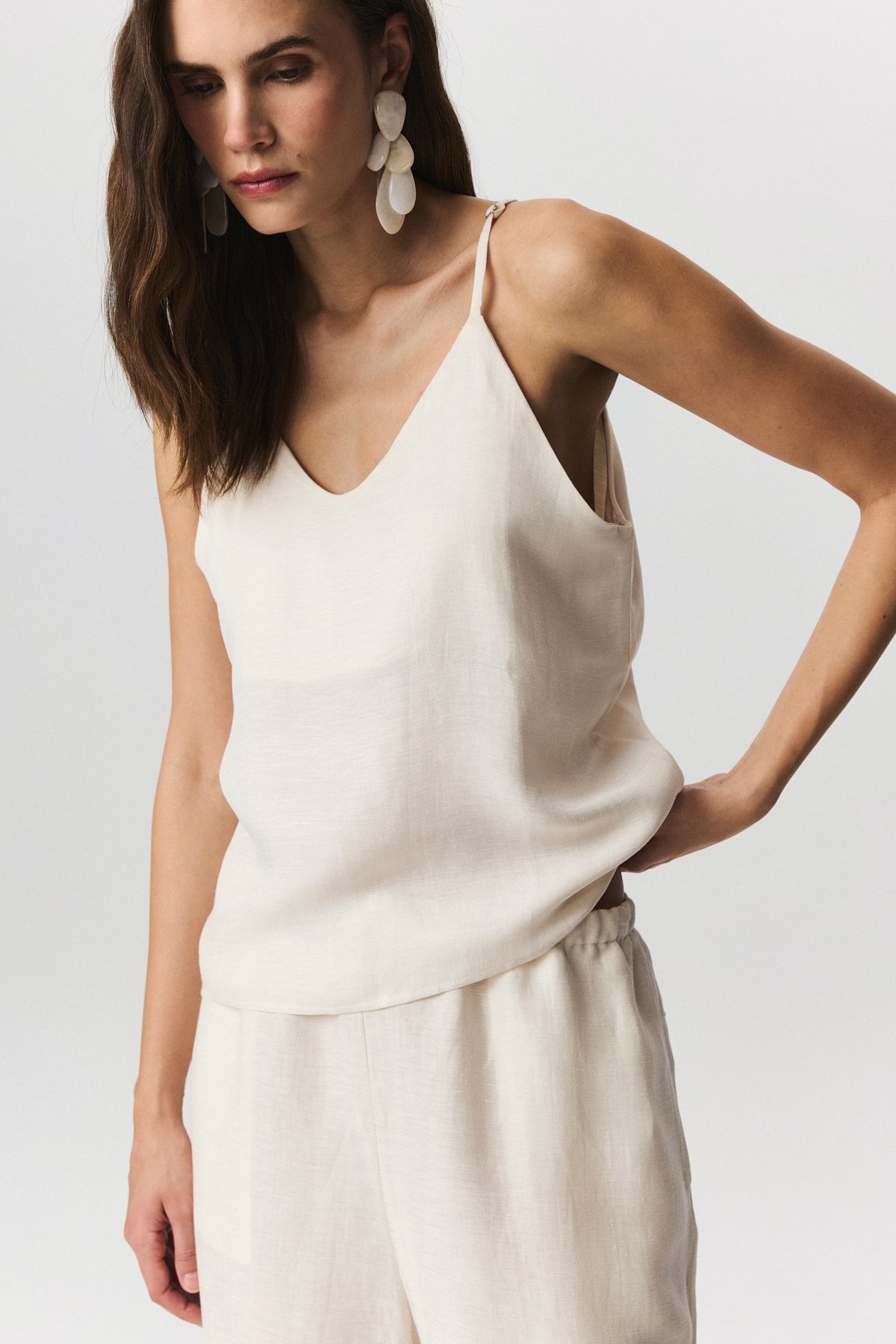 Seta Linen Cupro Top