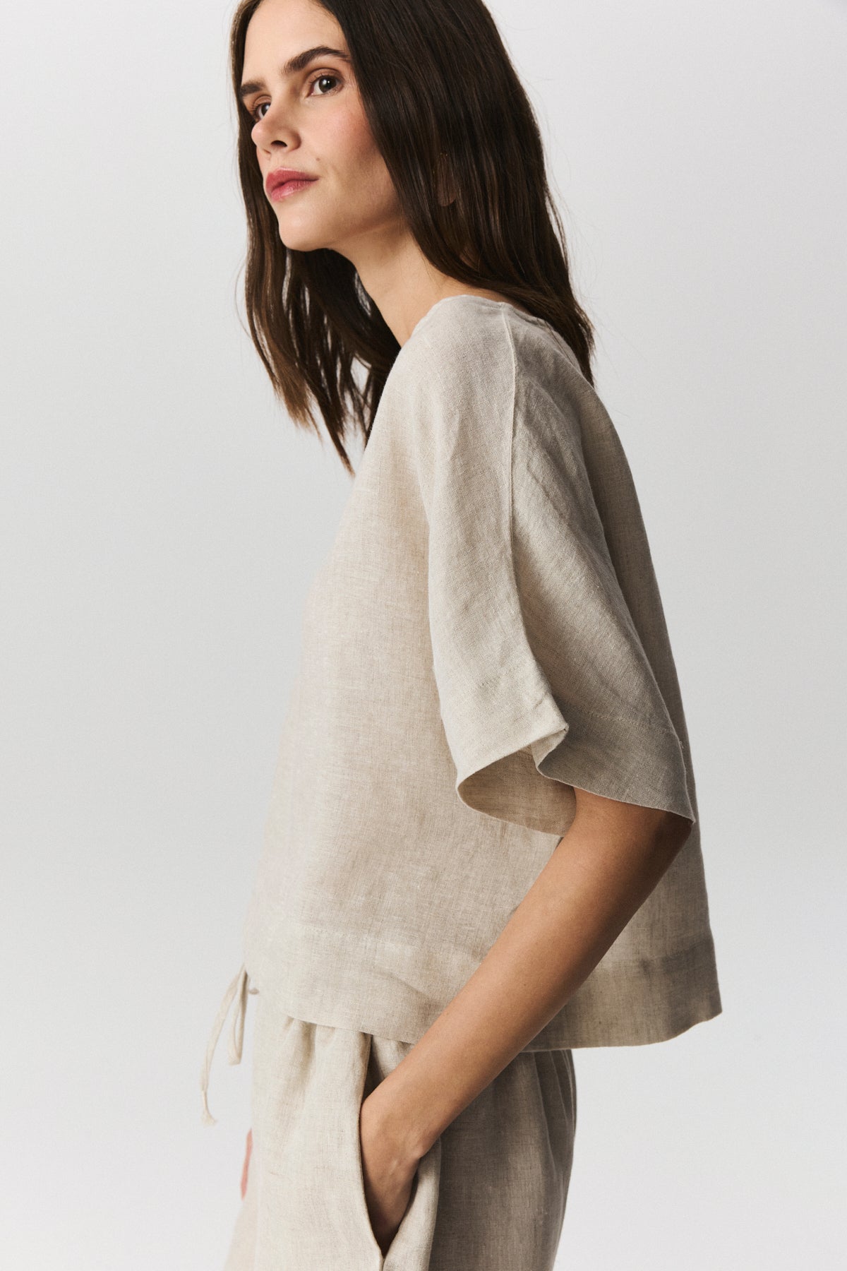 Ross Linen Blouse