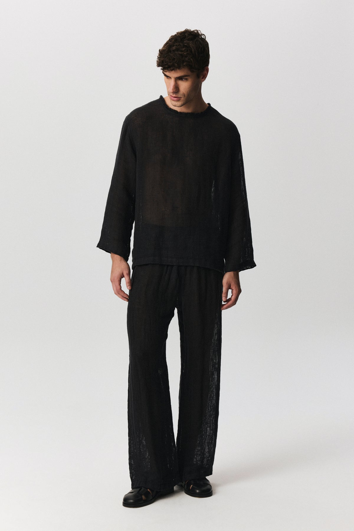Sea Unisex Linen Top