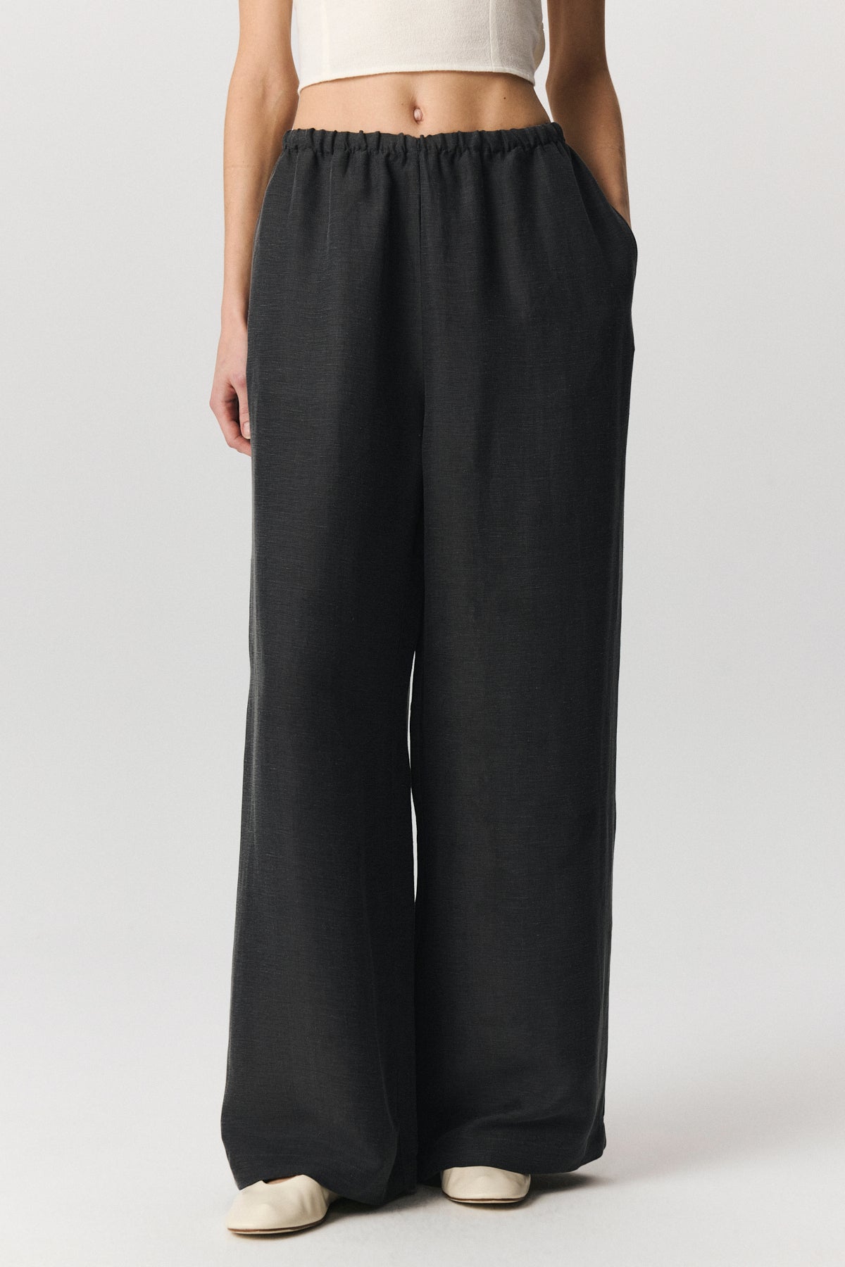 Seta Linen Cupro Trousers