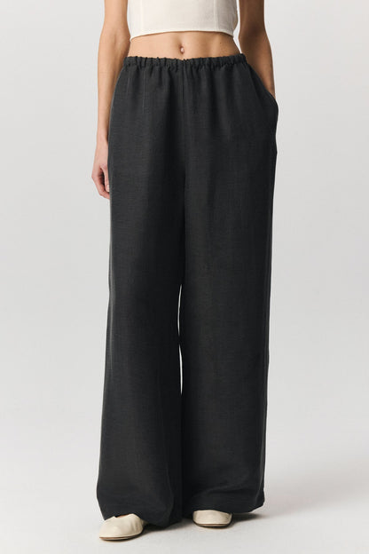 Seta Linen Cupro Trousers