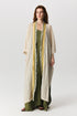Parma TENCEL™ beach dress with fringe detail and textured linen surface