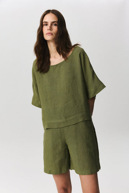 Liya Linen Shorts