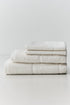 Sardes self-striped Turkish cotton towel in natural tone