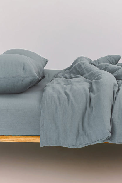 Bliss TENCEL™ Muslin Duvet Cover Set