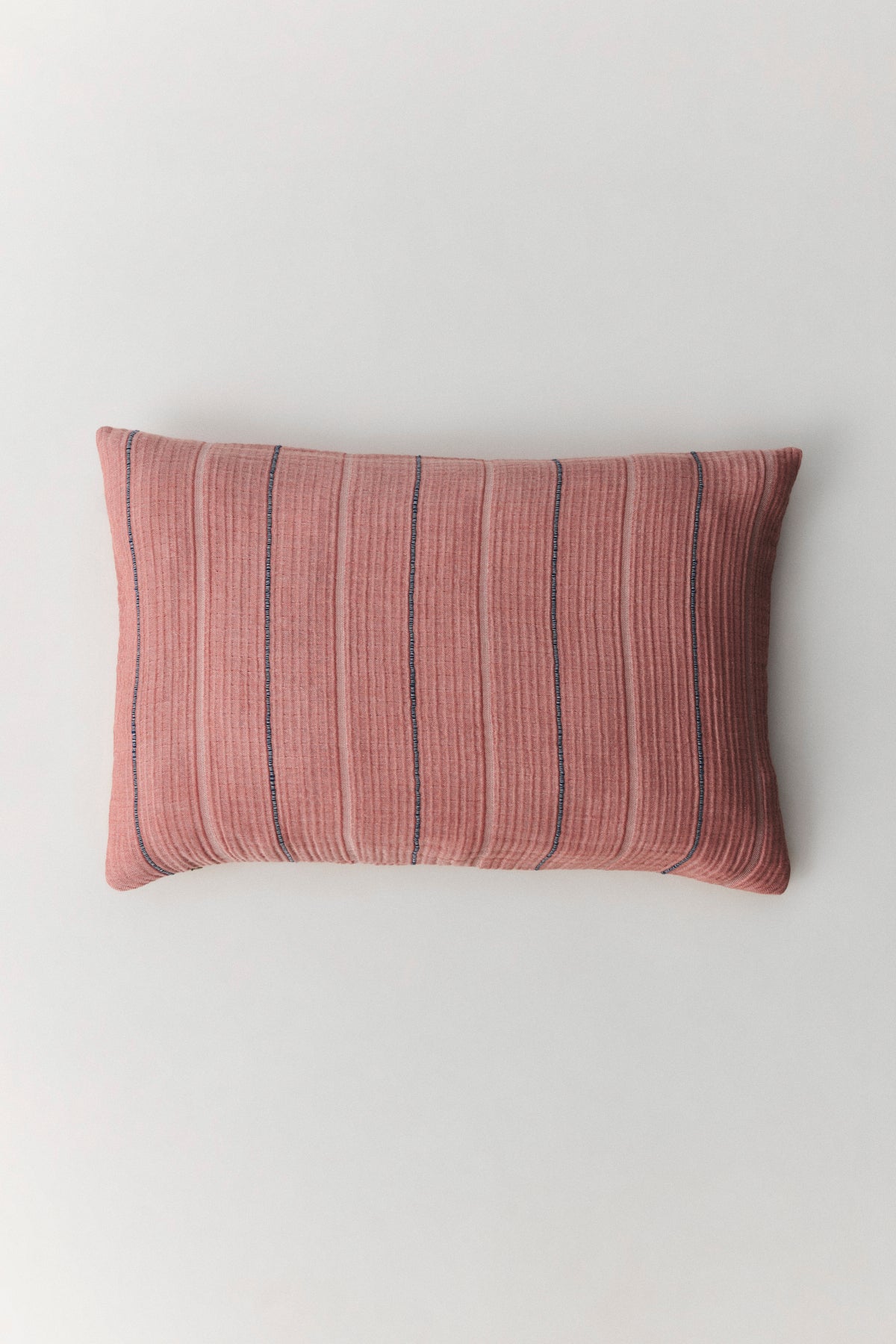 Milena muslin cushion cover with soft layered texture in natural cotton