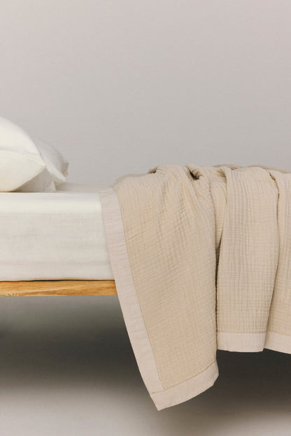Zen Muslin Bed Cover