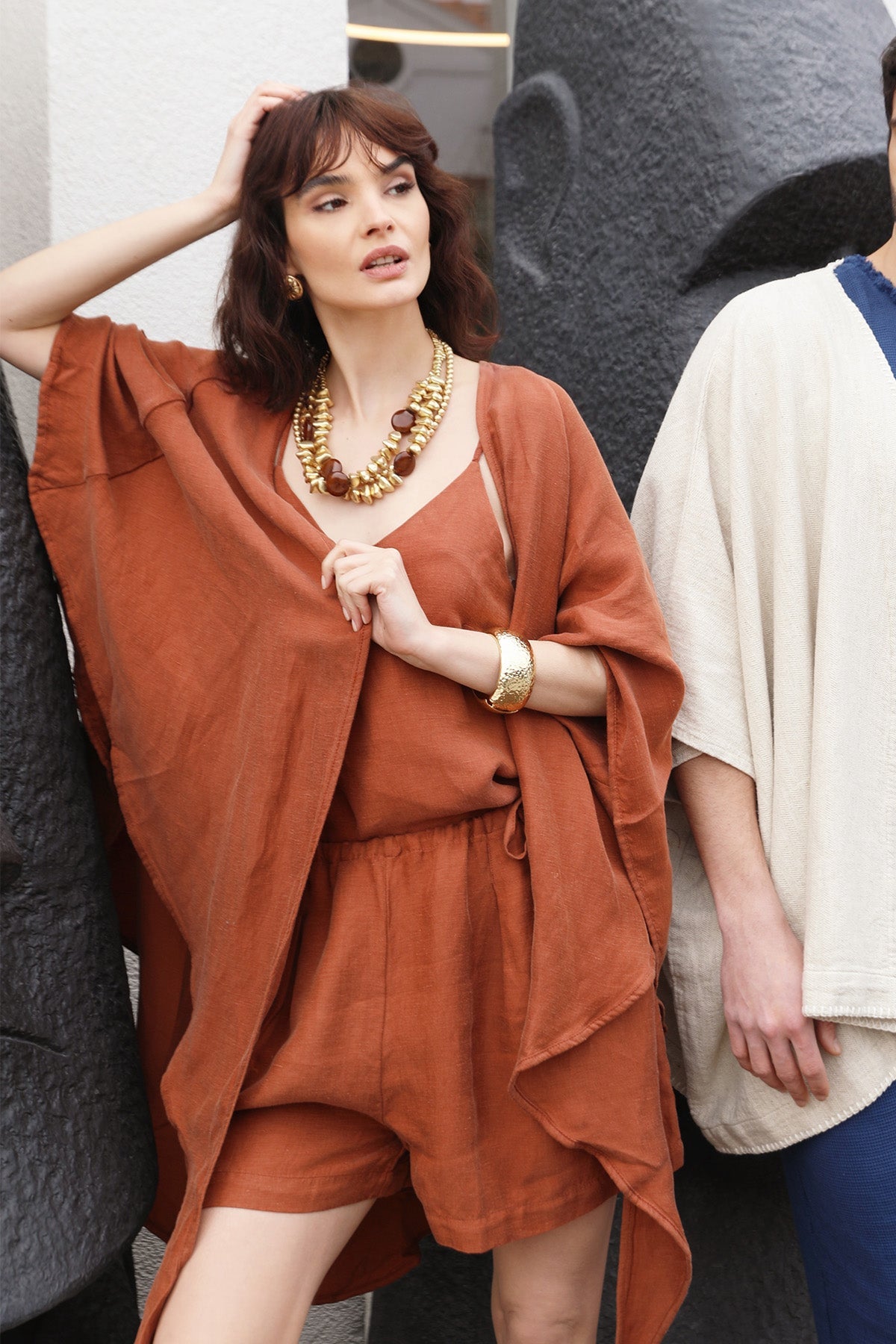 Seta Linen Cupro Shorts