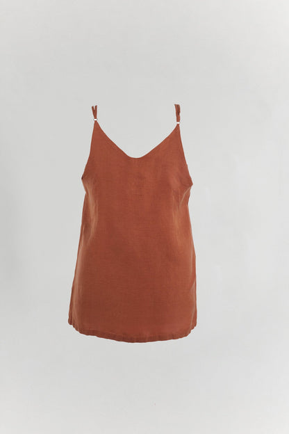 Seta Linen Cupro Top