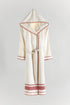 Terra reversible bathrobe in TENCEL™ linen blend with dual-sided texture