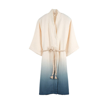 Degrade Transition Muslin Bathrobe