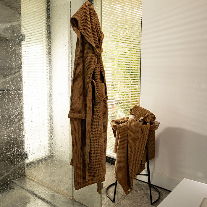 Lento Waffle Textured Bathrobe