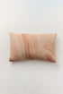Marble cotton cushion with stone-inspired jacquard texture