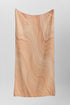 Marble peshtemal in earthy stone tones with jacquard texture