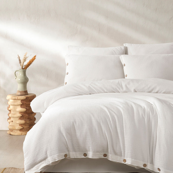 Riva Seer Sucker Duvet Cover Set