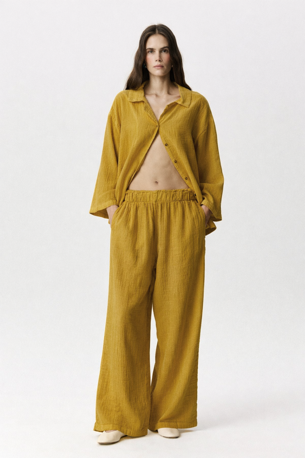 Opia Cotton Gauze Trousers