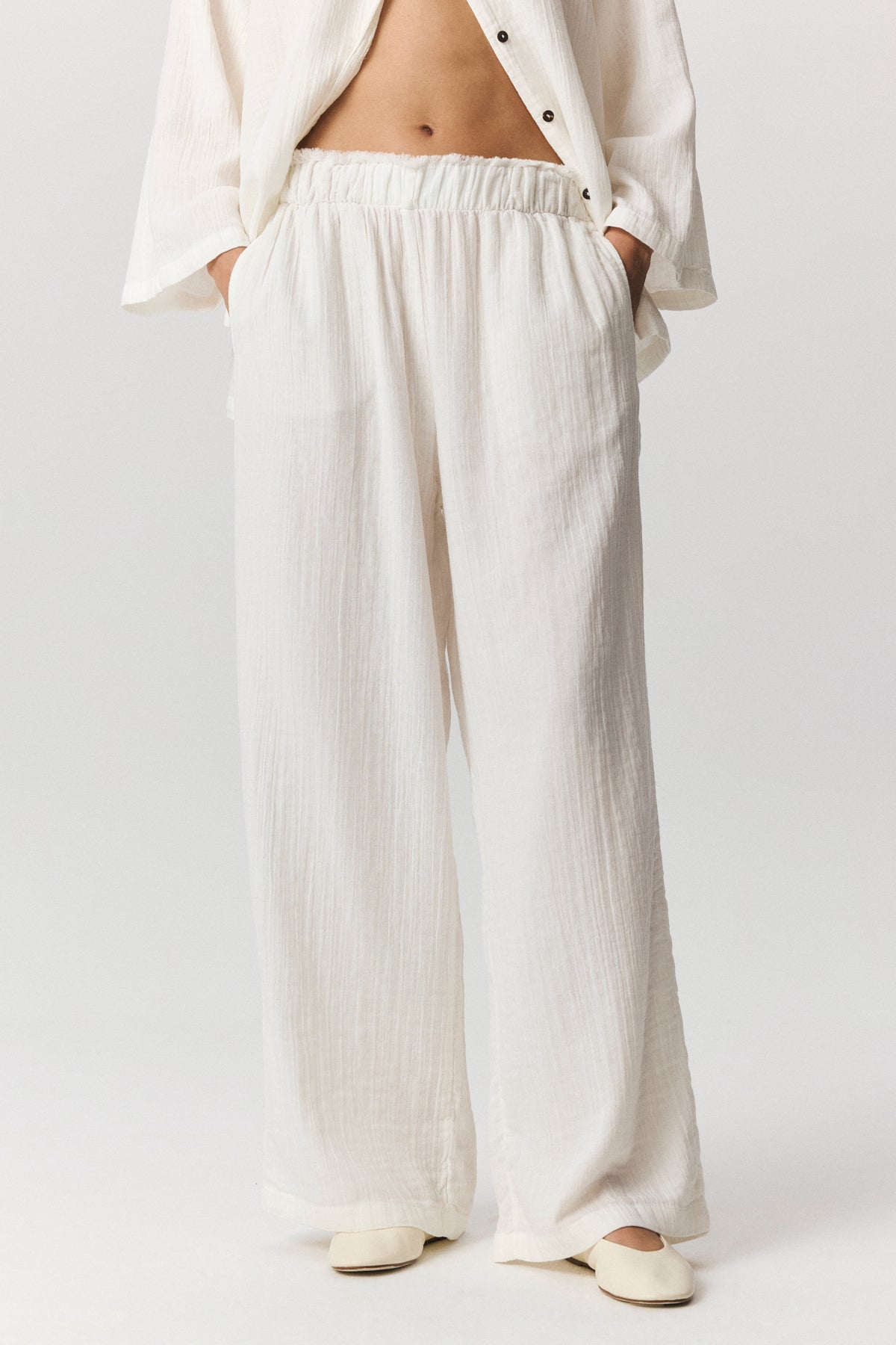 Opia Cotton Gauze Trousers