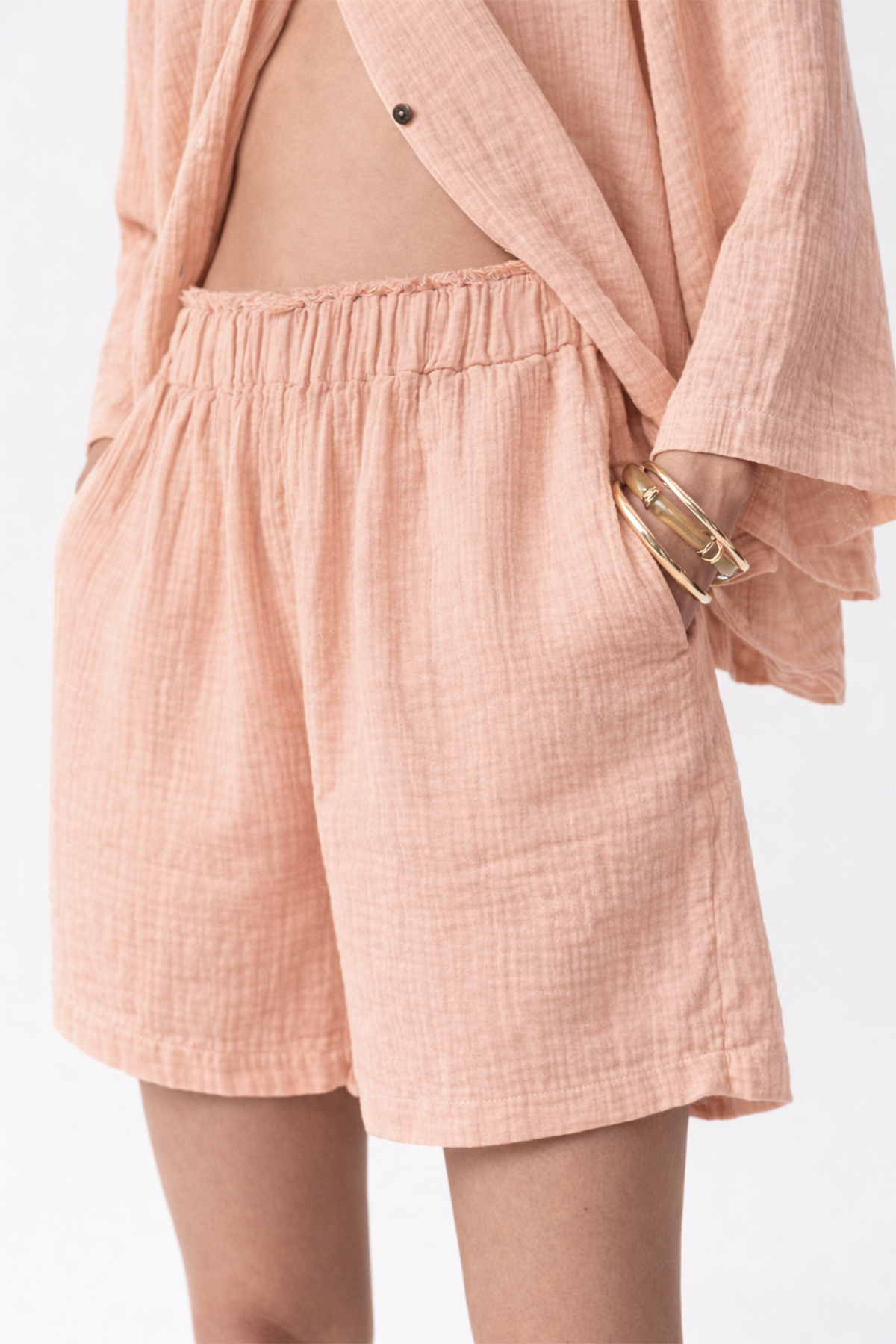 Opia Cotton Gauze Shorts