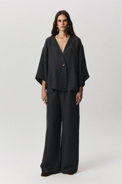 Seta Linen Cupro Jacket