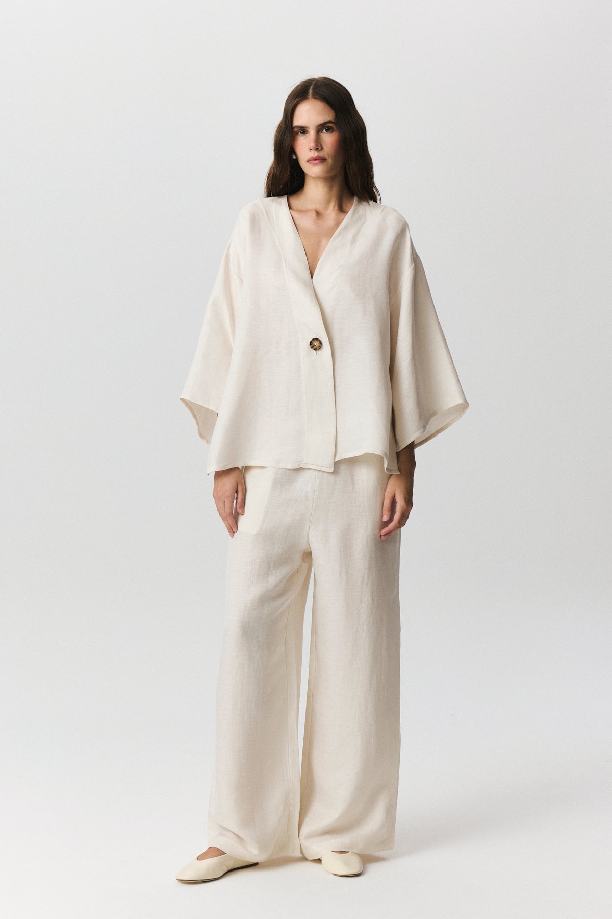 Seta Linen Cupro Jacket