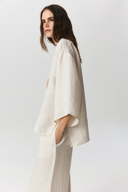 Seta Linen Cupro Jacket