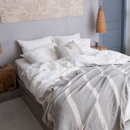 Korfu Linen Bedspread/Pique