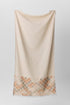 Tessera peshtemal with mosaic pattern and hand-twisted fringe details