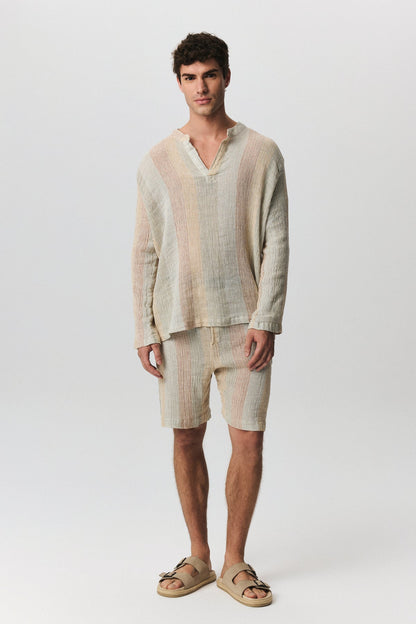 Tierra Mandarin Collar Shirt