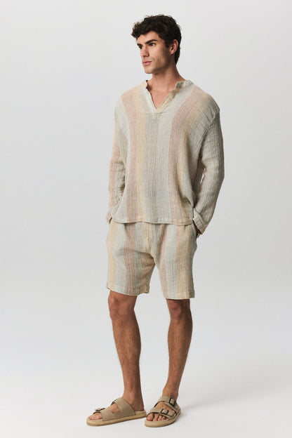 Tierra Mandarin Collar Shirt