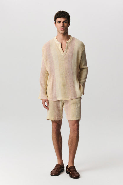 Tierra Mandarin Collar Shirt
